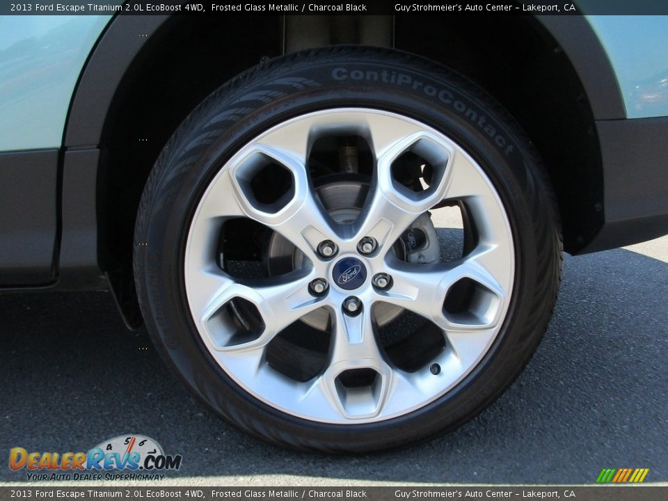2013 Ford Escape Titanium 2.0L EcoBoost 4WD Frosted Glass Metallic / Charcoal Black Photo #24