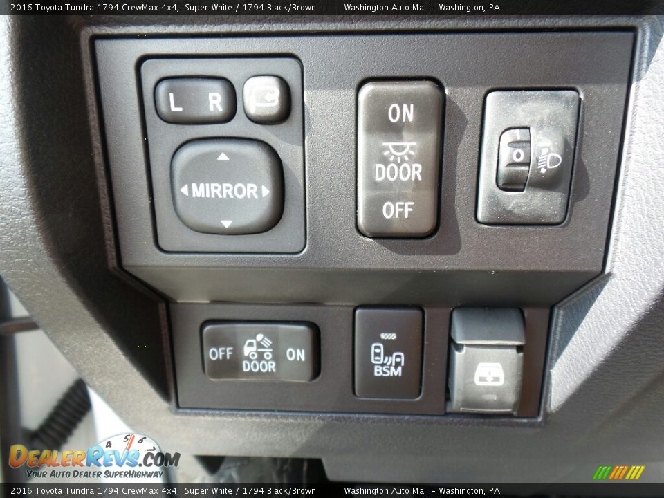 2016 Toyota Tundra 1794 CrewMax 4x4 Super White / 1794 Black/Brown Photo #10