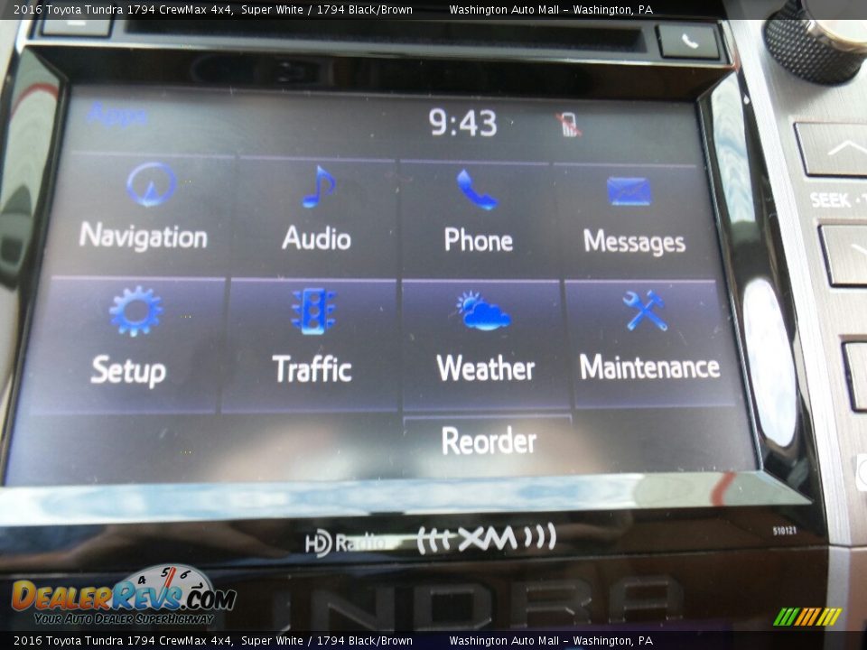 2016 Toyota Tundra 1794 CrewMax 4x4 Super White / 1794 Black/Brown Photo #14