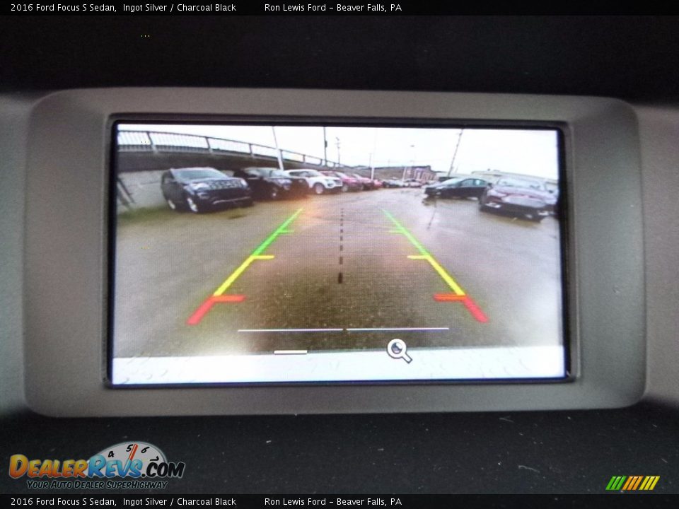 2016 Ford Focus S Sedan Ingot Silver / Charcoal Black Photo #18