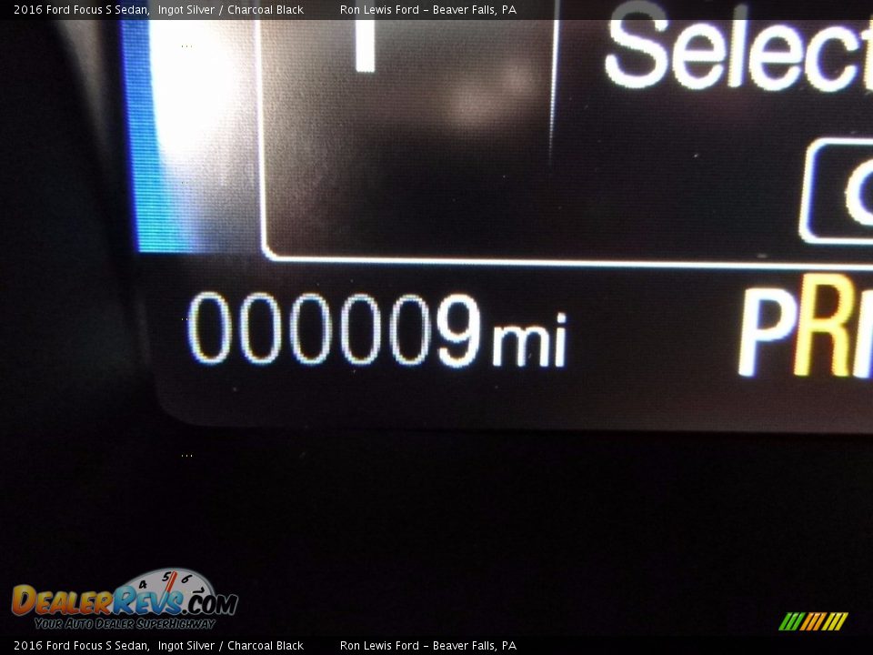 2016 Ford Focus S Sedan Ingot Silver / Charcoal Black Photo #20