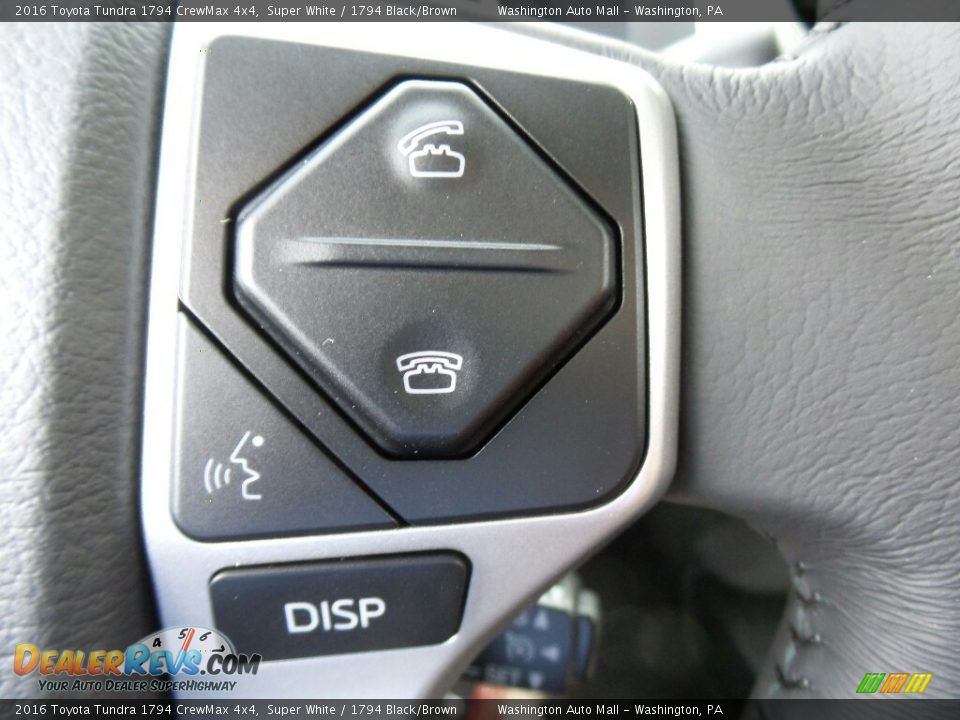 2016 Toyota Tundra 1794 CrewMax 4x4 Super White / 1794 Black/Brown Photo #26