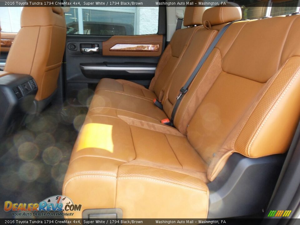 Rear Seat of 2016 Toyota Tundra 1794 CrewMax 4x4 Photo #27