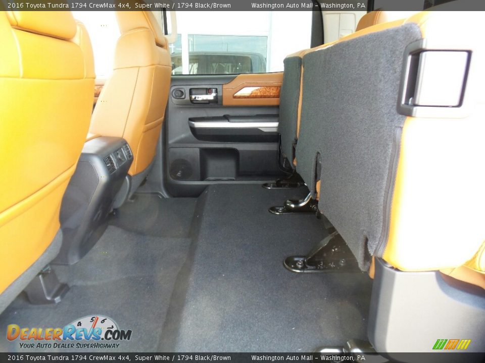 Rear Seat of 2016 Toyota Tundra 1794 CrewMax 4x4 Photo #28
