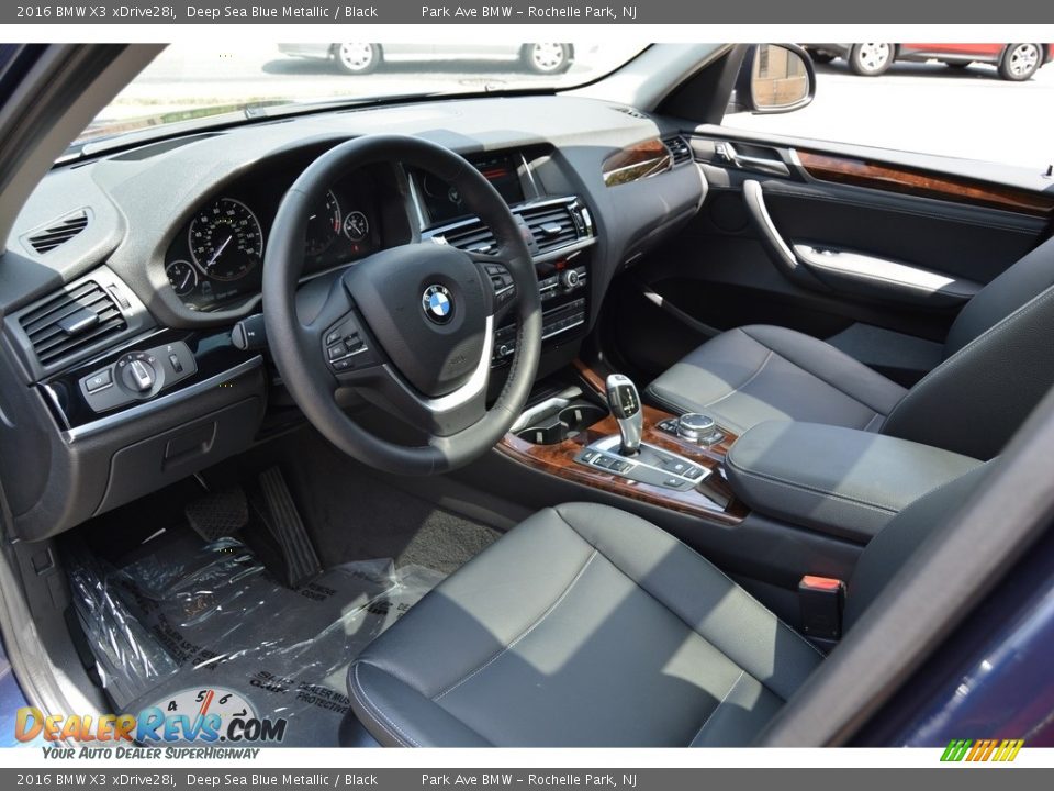 2016 BMW X3 xDrive28i Deep Sea Blue Metallic / Black Photo #10