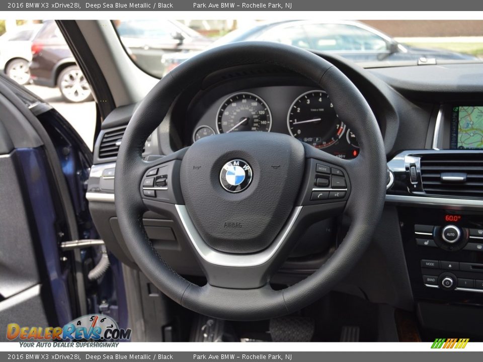 2016 BMW X3 xDrive28i Deep Sea Blue Metallic / Black Photo #18