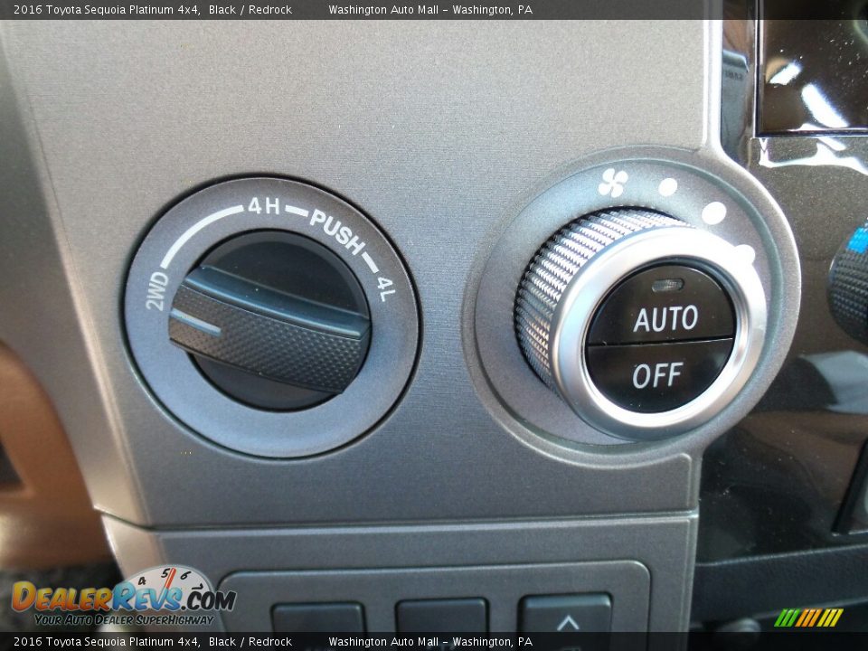 Controls of 2016 Toyota Sequoia Platinum 4x4 Photo #22