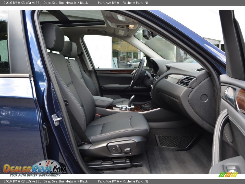 2016 BMW X3 xDrive28i Deep Sea Blue Metallic / Black Photo #28