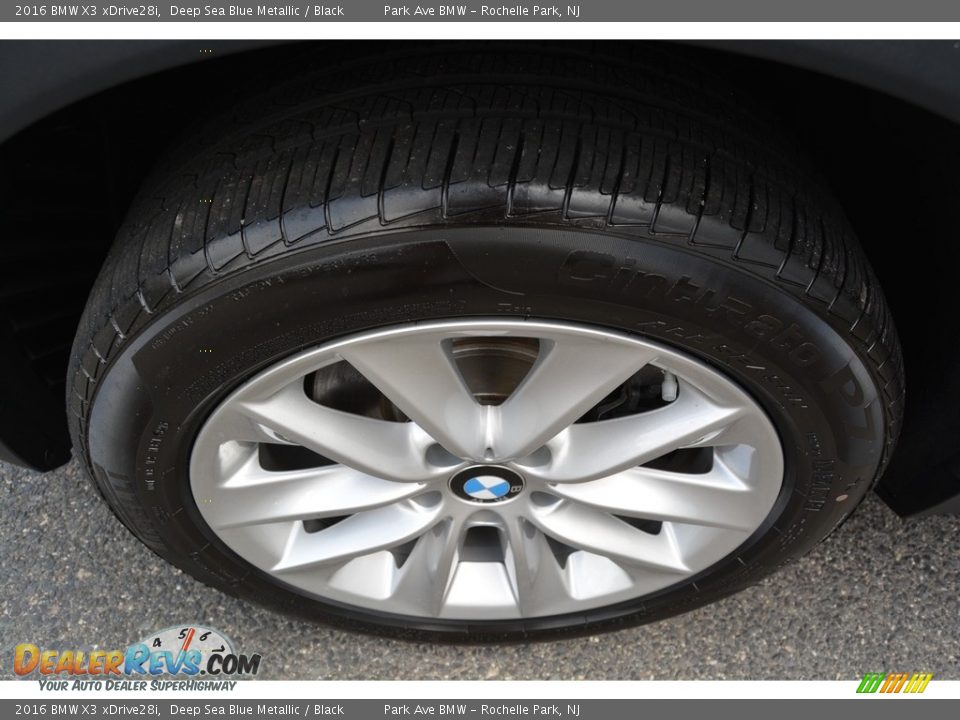 2016 BMW X3 xDrive28i Deep Sea Blue Metallic / Black Photo #33