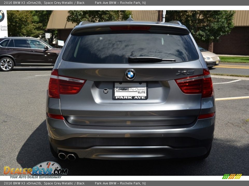 2016 BMW X3 xDrive28i Space Grey Metallic / Black Photo #4