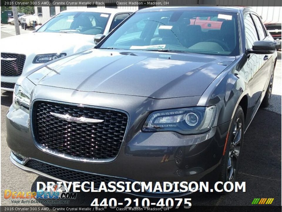 2016 Chrysler 300 S AWD Granite Crystal Metallic / Black Photo #1