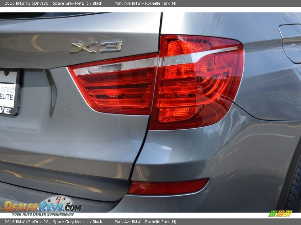 2016 BMW X3 xDrive28i Space Grey Metallic / Black Photo #23