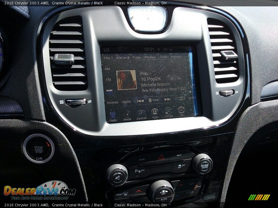 2016 Chrysler 300 S AWD Granite Crystal Metallic / Black Photo #7