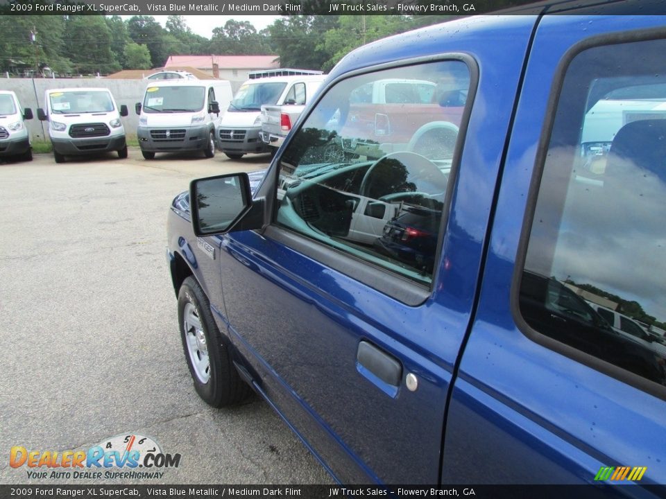 2009 Ford Ranger XL SuperCab Vista Blue Metallic / Medium Dark Flint Photo #16