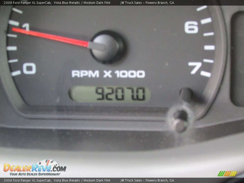 2009 Ford Ranger XL SuperCab Vista Blue Metallic / Medium Dark Flint Photo #22