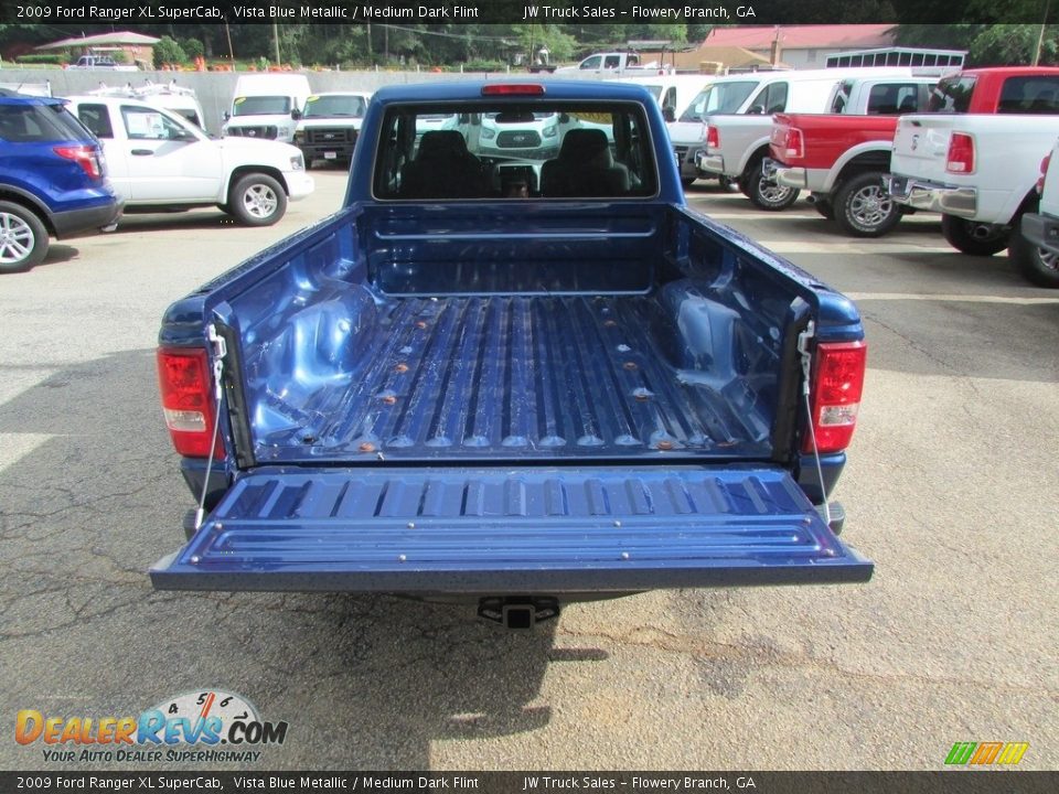 2009 Ford Ranger XL SuperCab Vista Blue Metallic / Medium Dark Flint Photo #31