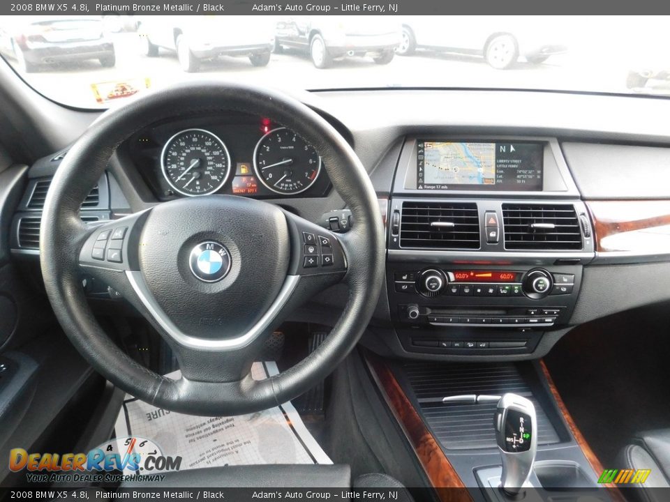 2008 BMW X5 4.8i Platinum Bronze Metallic / Black Photo #15
