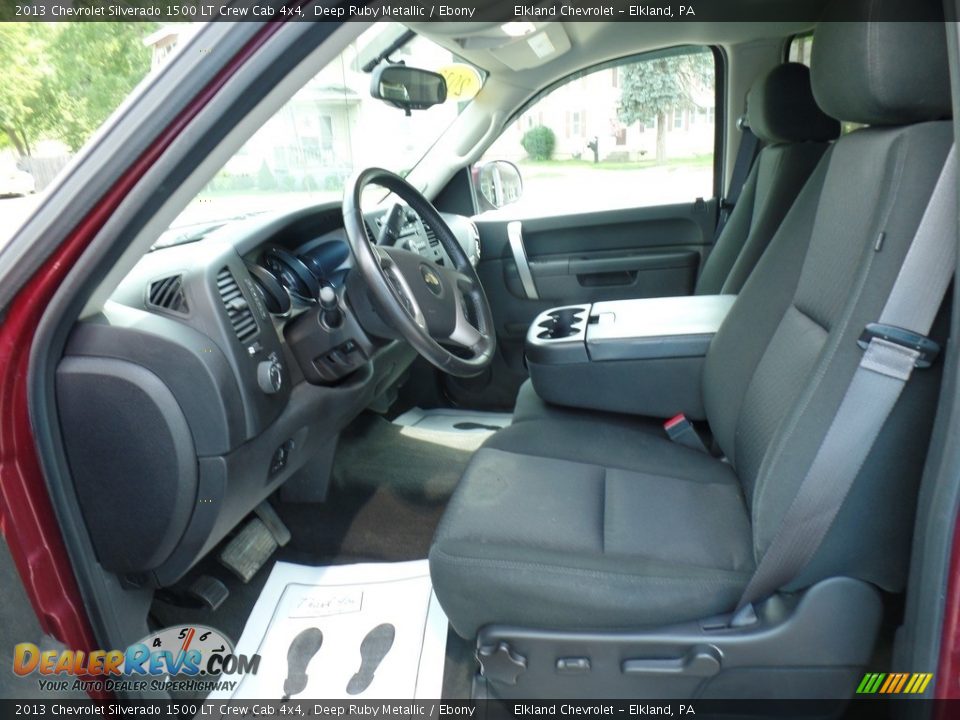 2013 Chevrolet Silverado 1500 LT Crew Cab 4x4 Deep Ruby Metallic / Ebony Photo #17