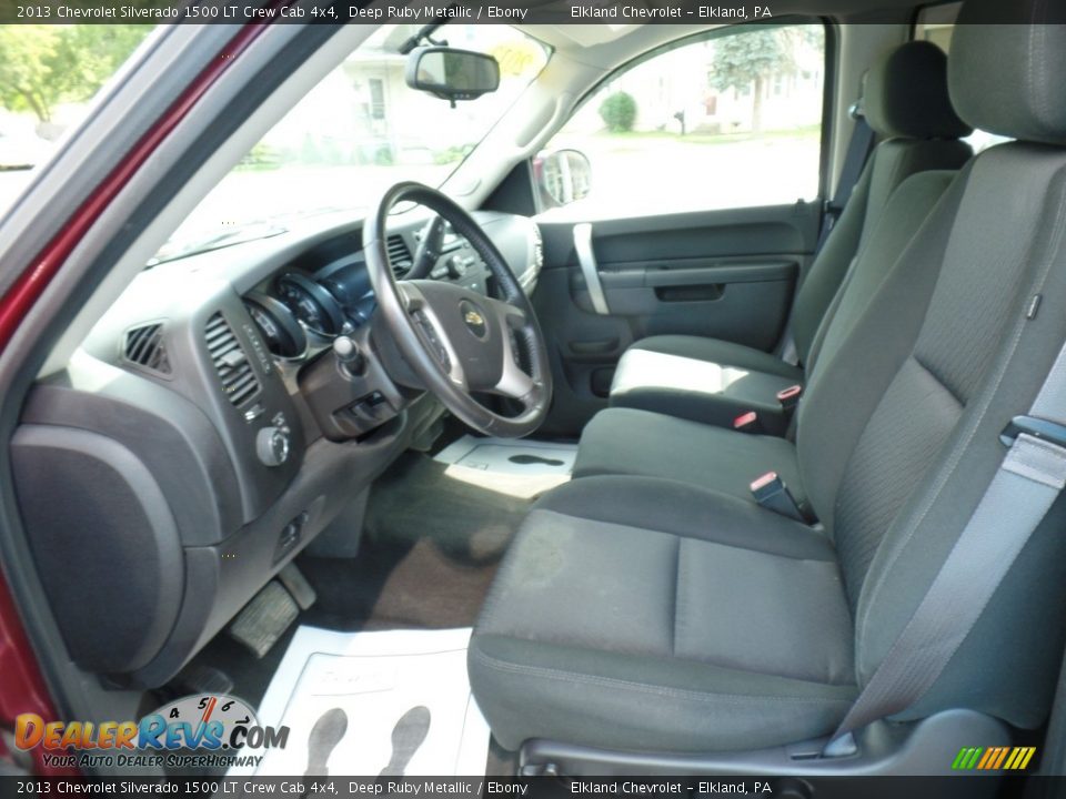 2013 Chevrolet Silverado 1500 LT Crew Cab 4x4 Deep Ruby Metallic / Ebony Photo #18