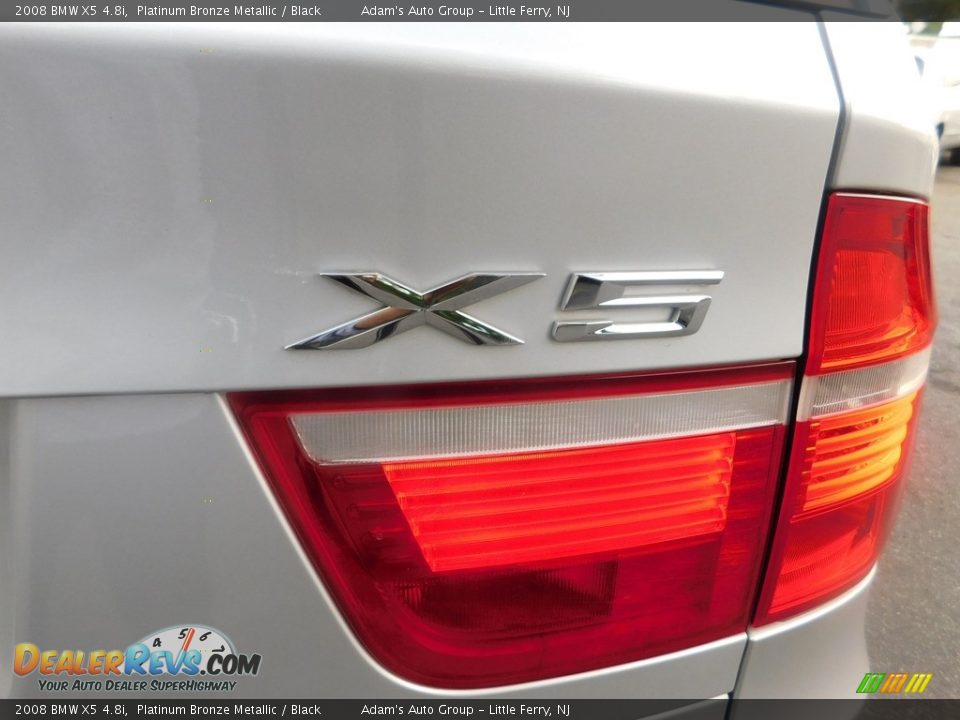 2008 BMW X5 4.8i Platinum Bronze Metallic / Black Photo #35