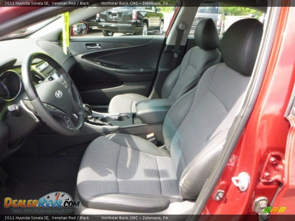 2011 Hyundai Sonata SE Venetian Red / Black Photo #18