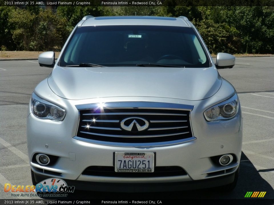 2013 Infiniti JX 35 AWD Liquid Platinum / Graphite Photo #2