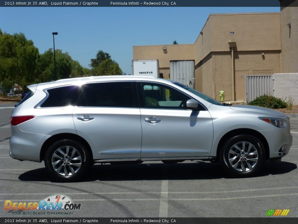 2013 Infiniti JX 35 AWD Liquid Platinum / Graphite Photo #3