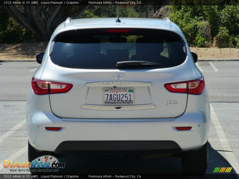 2013 Infiniti JX 35 AWD Liquid Platinum / Graphite Photo #4