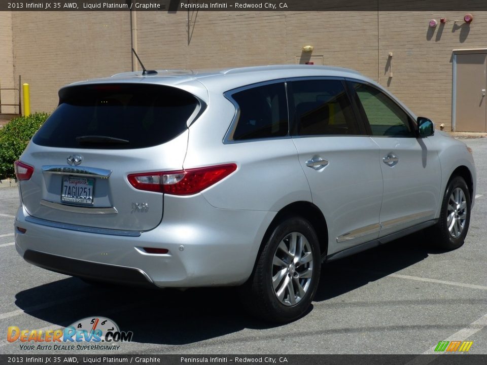 2013 Infiniti JX 35 AWD Liquid Platinum / Graphite Photo #5