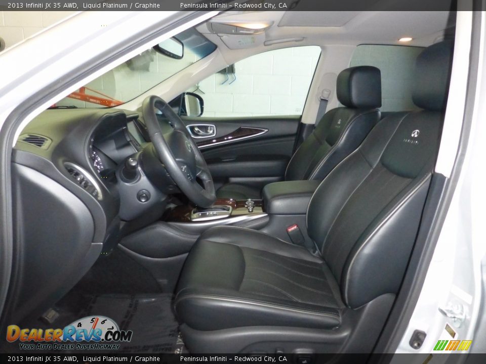 2013 Infiniti JX 35 AWD Liquid Platinum / Graphite Photo #6