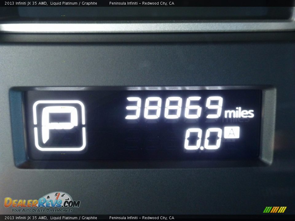 2013 Infiniti JX 35 AWD Liquid Platinum / Graphite Photo #8