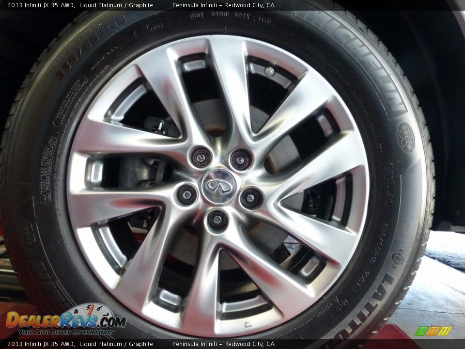 2013 Infiniti JX 35 AWD Liquid Platinum / Graphite Photo #12