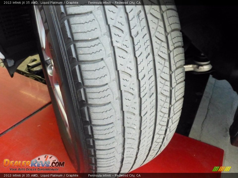 2013 Infiniti JX 35 AWD Liquid Platinum / Graphite Photo #13