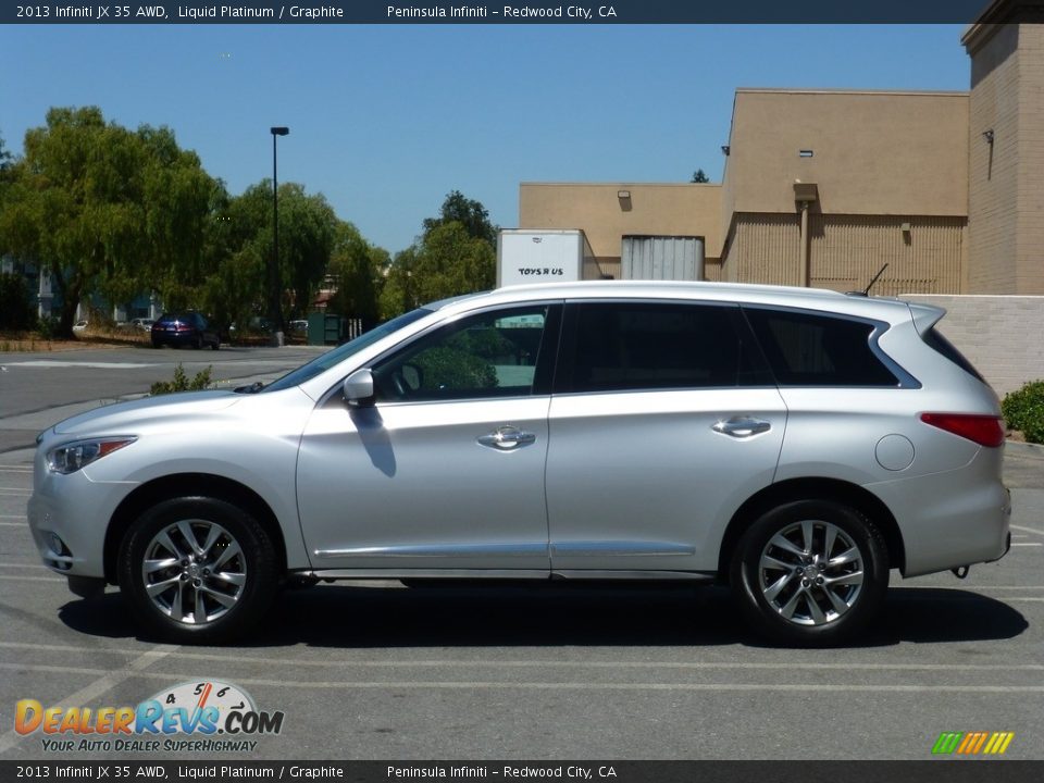 2013 Infiniti JX 35 AWD Liquid Platinum / Graphite Photo #16