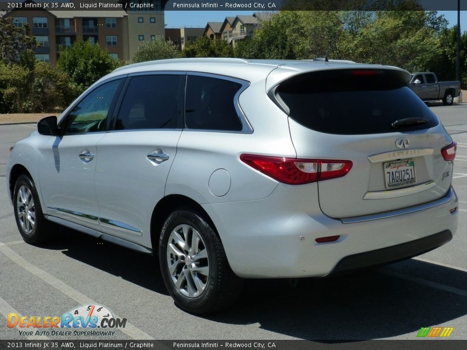 2013 Infiniti JX 35 AWD Liquid Platinum / Graphite Photo #17