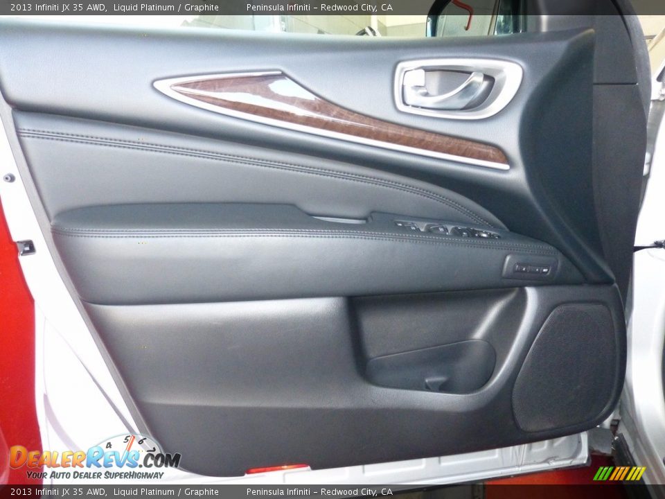 2013 Infiniti JX 35 AWD Liquid Platinum / Graphite Photo #21