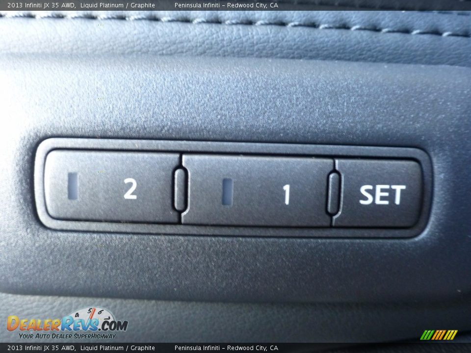 2013 Infiniti JX 35 AWD Liquid Platinum / Graphite Photo #24