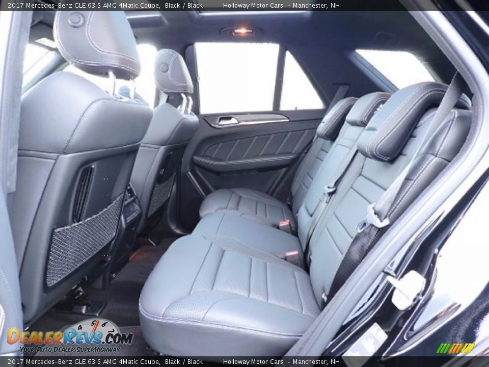Rear Seat of 2017 Mercedes-Benz GLE 63 S AMG 4Matic Coupe Photo #13