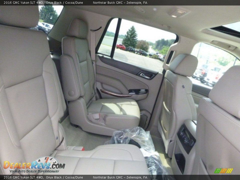 2016 GMC Yukon SLT 4WD Onyx Black / Cocoa/Dune Photo #7