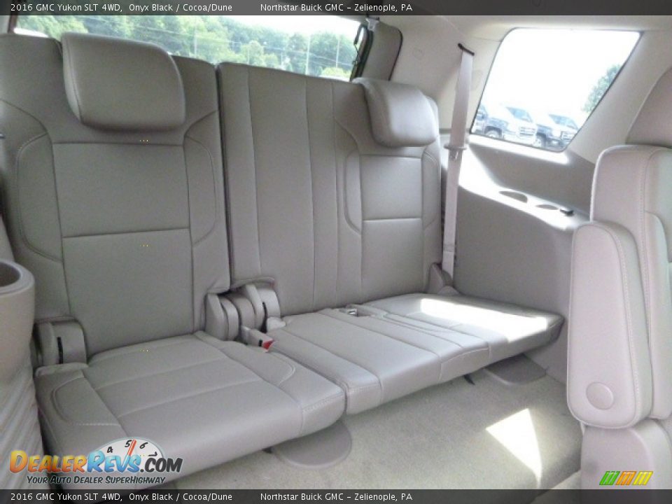 2016 GMC Yukon SLT 4WD Onyx Black / Cocoa/Dune Photo #8