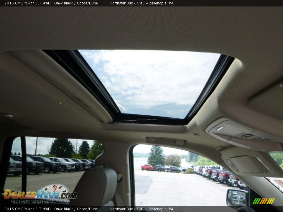 2016 GMC Yukon SLT 4WD Onyx Black / Cocoa/Dune Photo #11