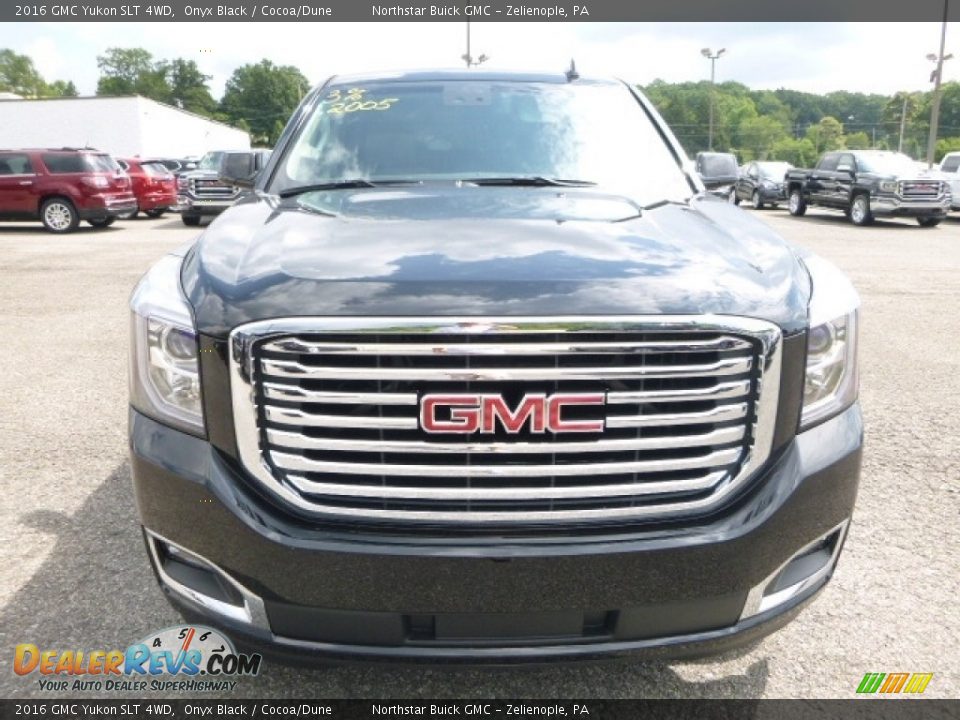 2016 GMC Yukon SLT 4WD Onyx Black / Cocoa/Dune Photo #13