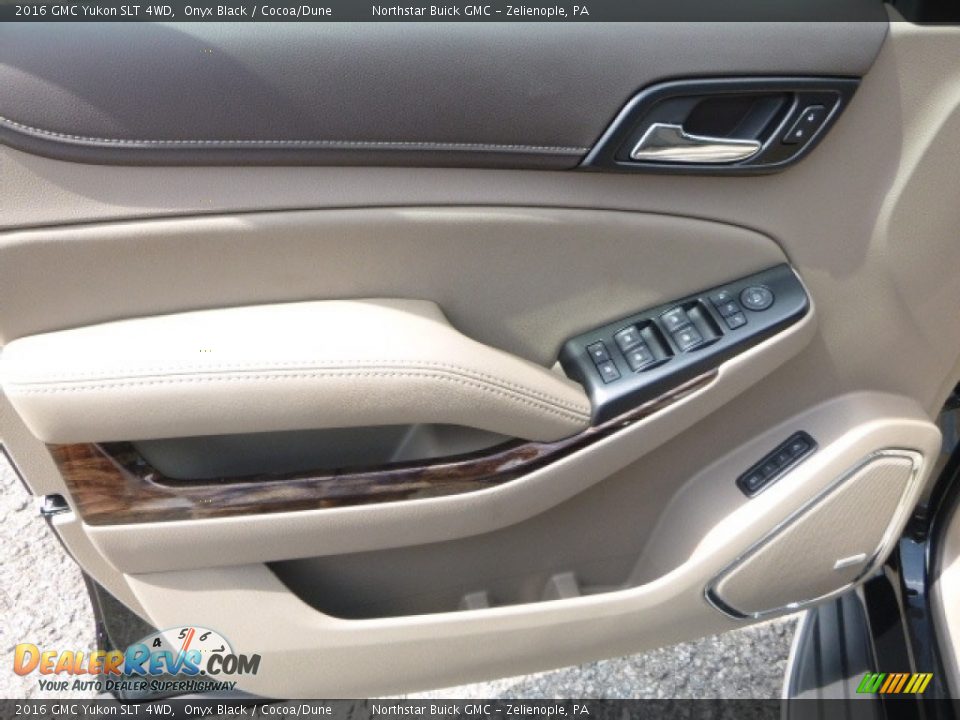 2016 GMC Yukon SLT 4WD Onyx Black / Cocoa/Dune Photo #15