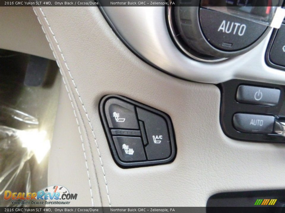 2016 GMC Yukon SLT 4WD Onyx Black / Cocoa/Dune Photo #19