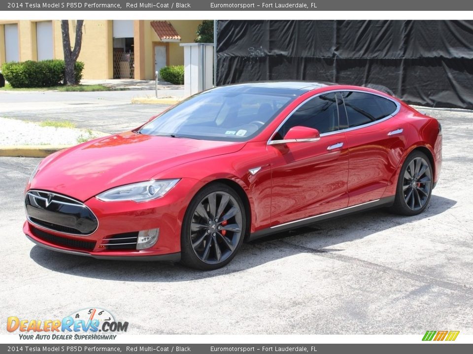 Front 3/4 View of 2014 Tesla Model S P85D Performance Photo #1