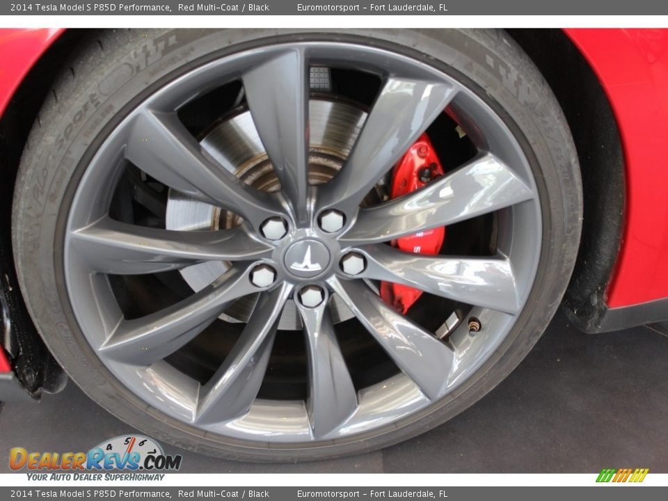 2014 Tesla Model S P85D Performance Wheel Photo #25