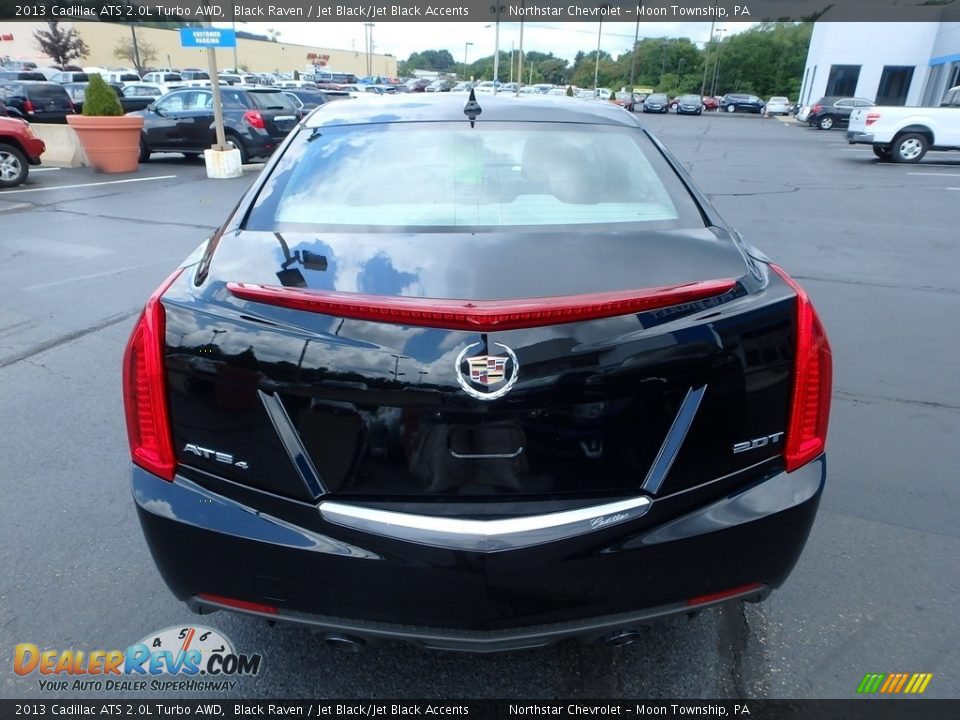2013 Cadillac ATS 2.0L Turbo AWD Black Raven / Jet Black/Jet Black Accents Photo #6