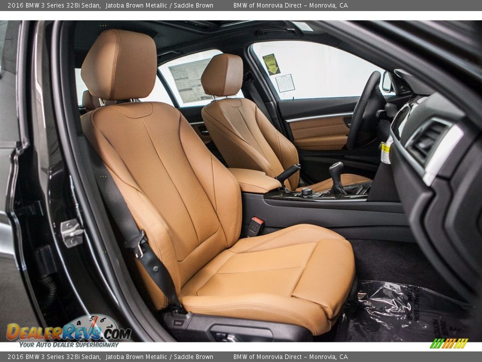 Saddle Brown Interior - 2016 BMW 3 Series 328i Sedan Photo #2