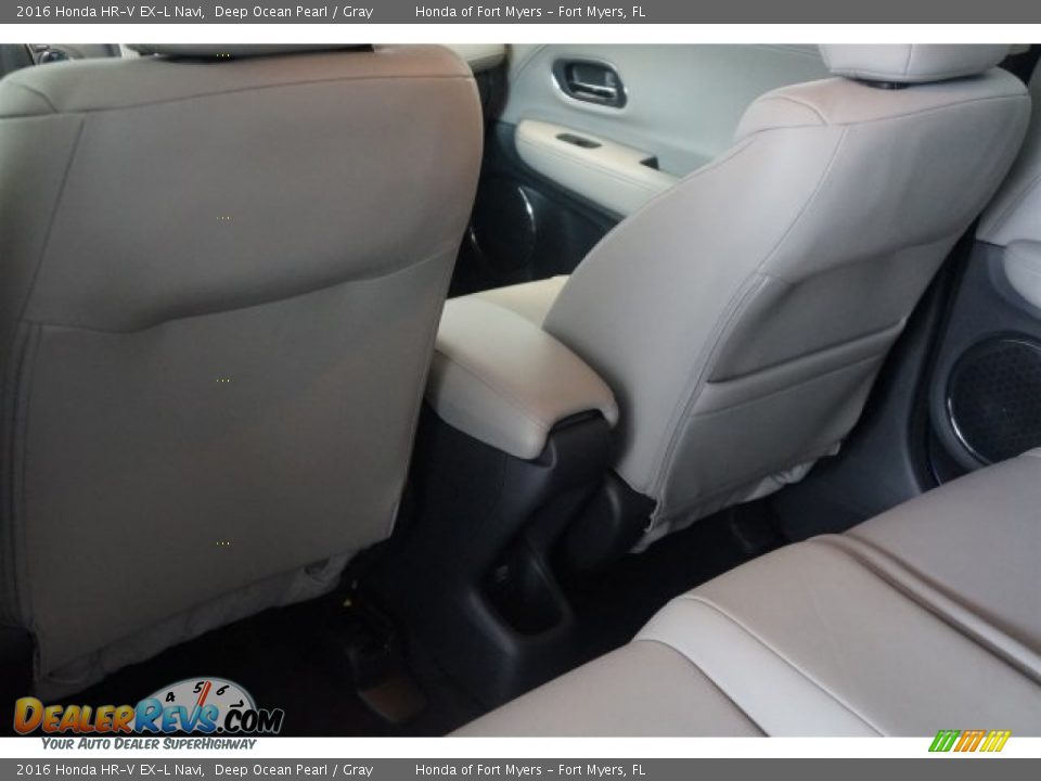 2016 Honda HR-V EX-L Navi Deep Ocean Pearl / Gray Photo #18