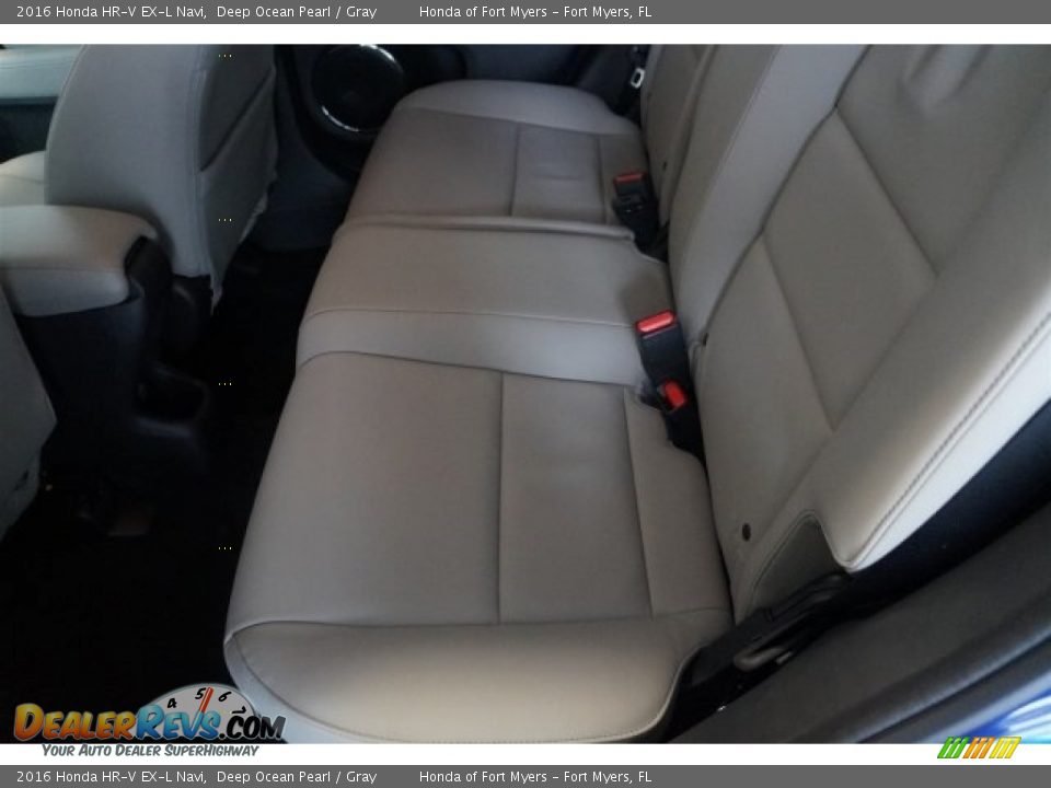 2016 Honda HR-V EX-L Navi Deep Ocean Pearl / Gray Photo #19